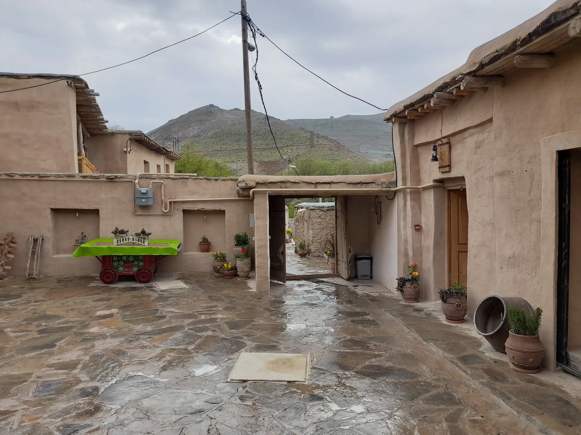 بوم گردی اله بوم اتاق گل گلی