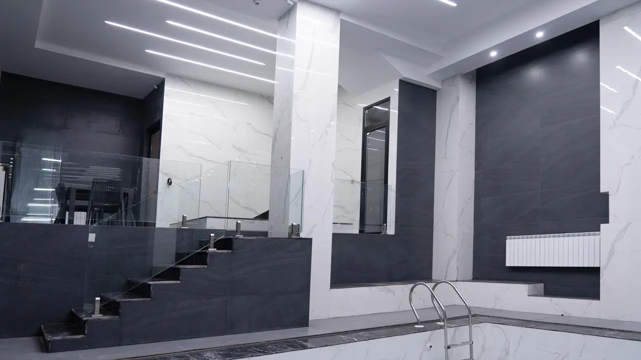 ویلا عمارت شش خوابه مدرن استخردار لفور مازندران 