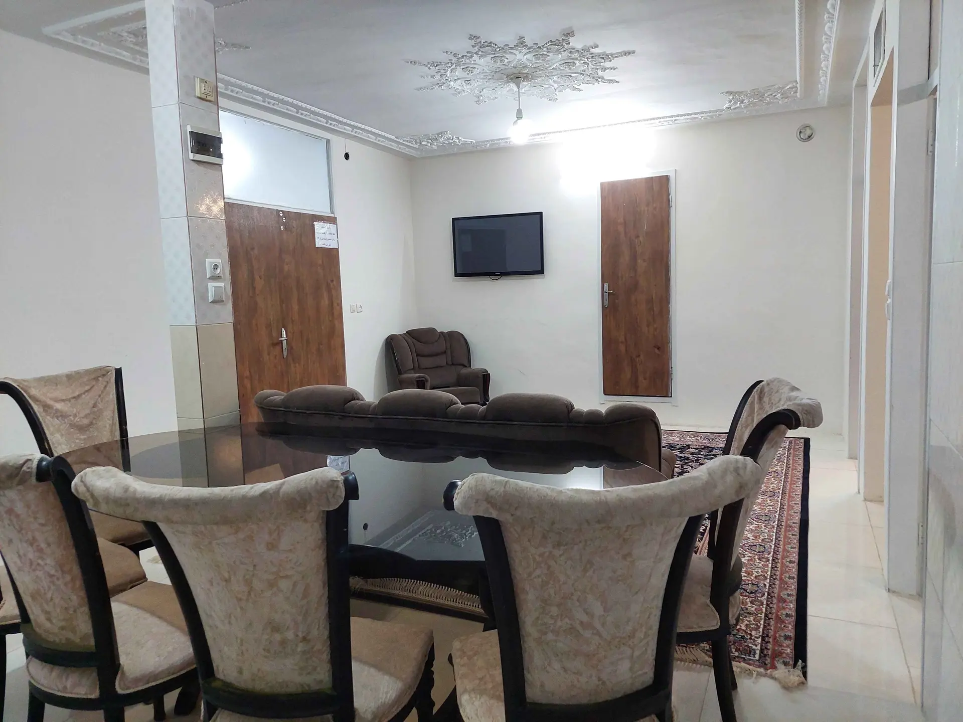 آپارتمان دو خوابه مبله نزدیک حرم