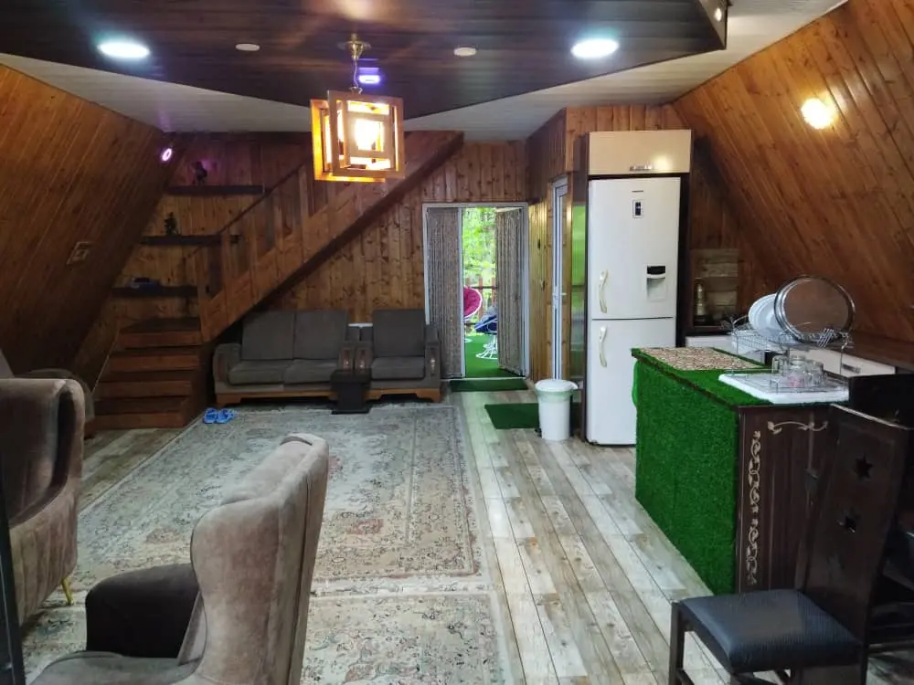 کلبه سوئیسی دو خواب گردنه حیران