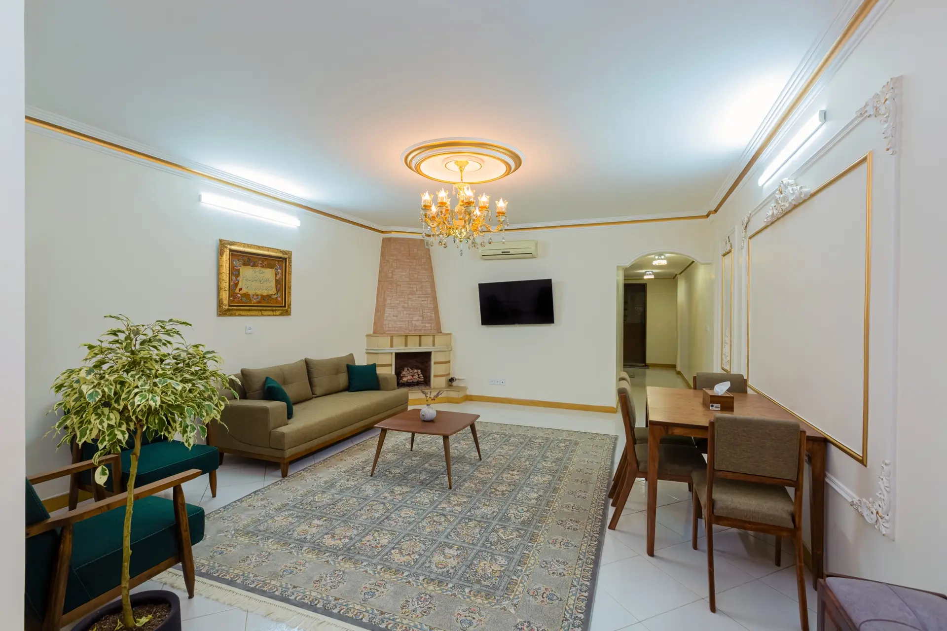 واحد مبله دو خواب با پارکینگ خیابان امام رضا (6)
