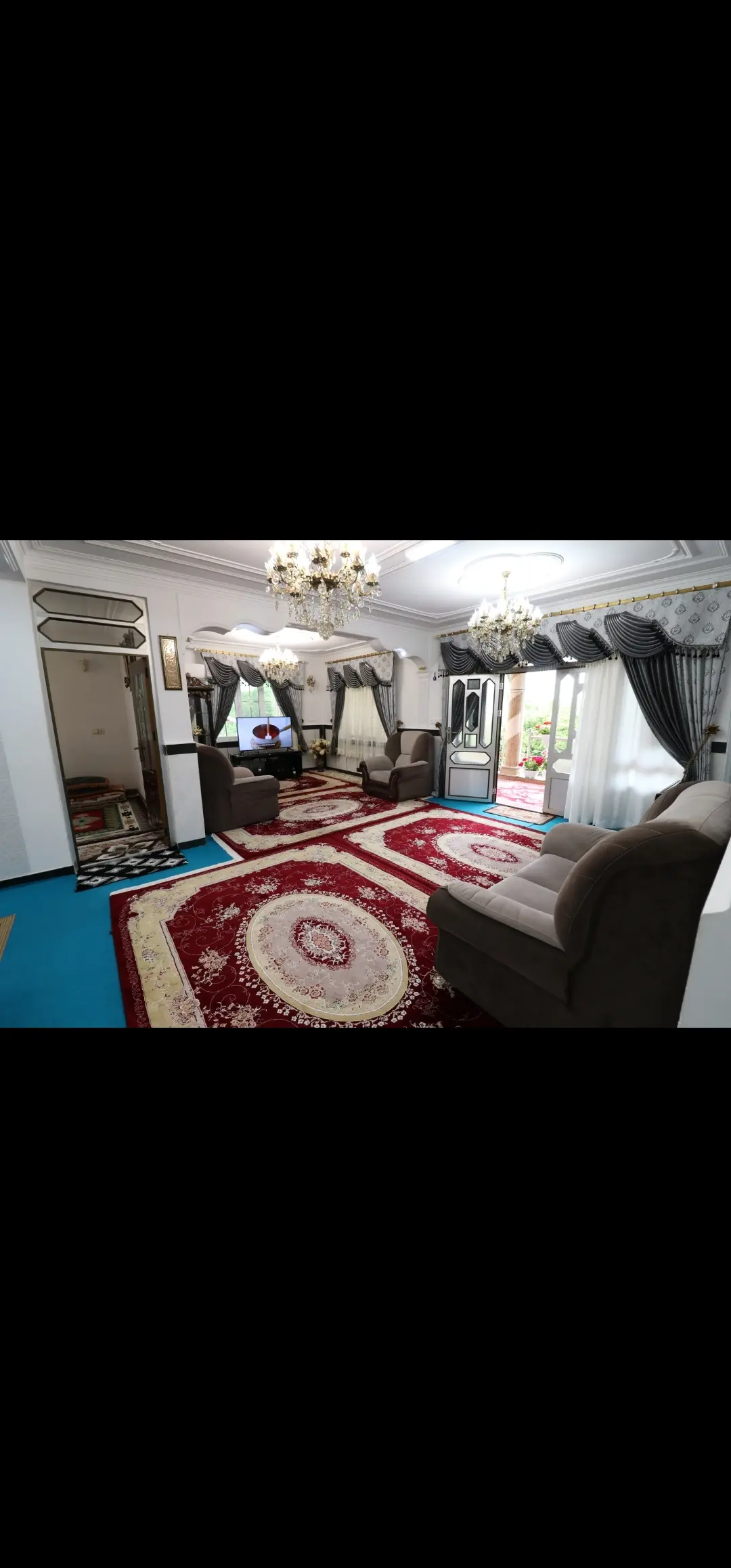 ویلا با حیاط بزرگ در گیسوم