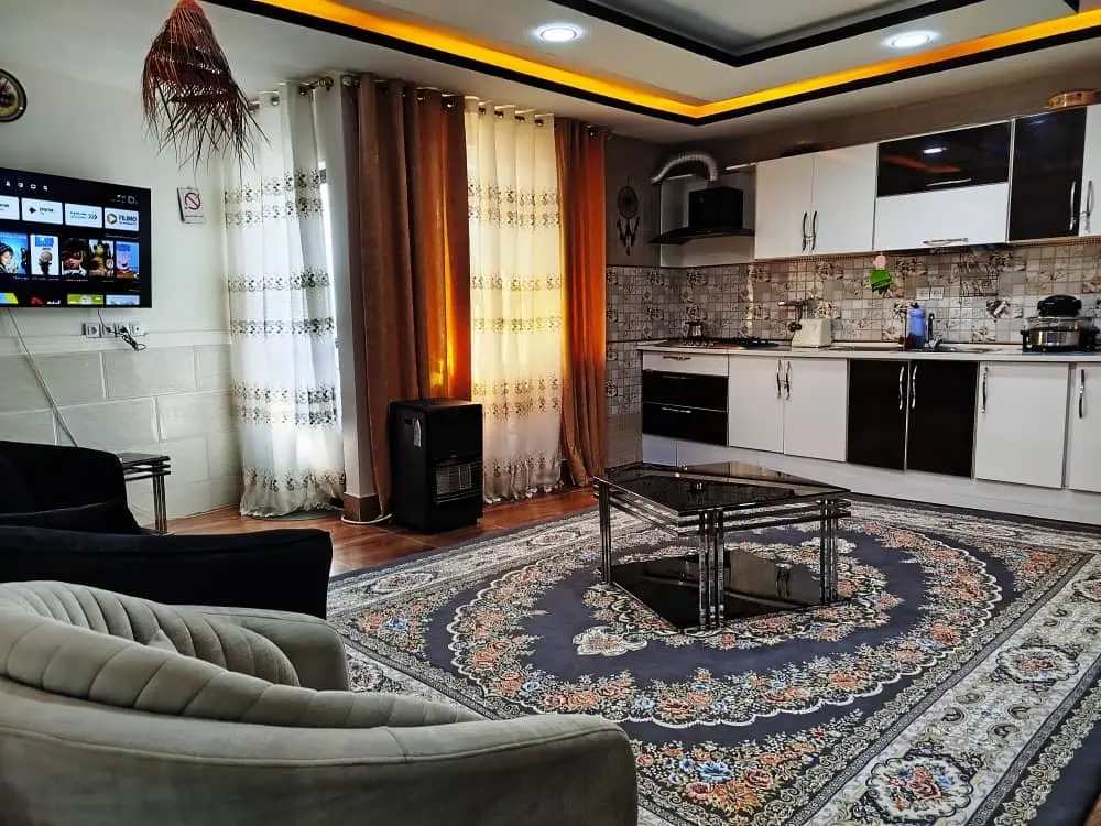 اقامتگاه تک خوابه لوکس ۸۰۰متری  ساحل 