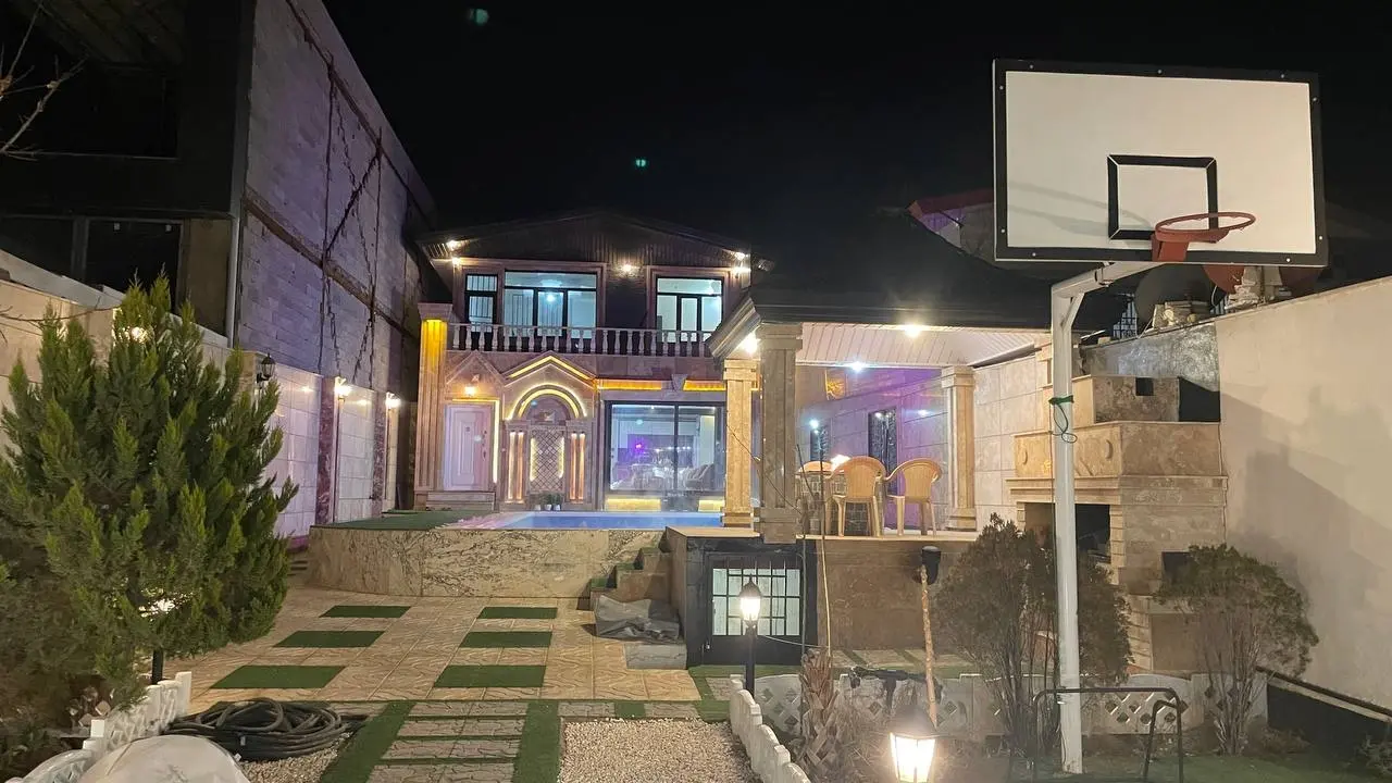 ویلا استخر آب گرم کردان زعفرانیه (بهار)