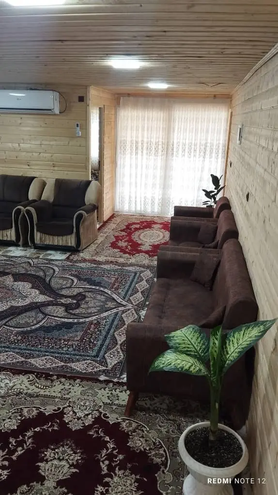 کلبه چوبی شش خوابه مستراستخرداروجکوزی دار