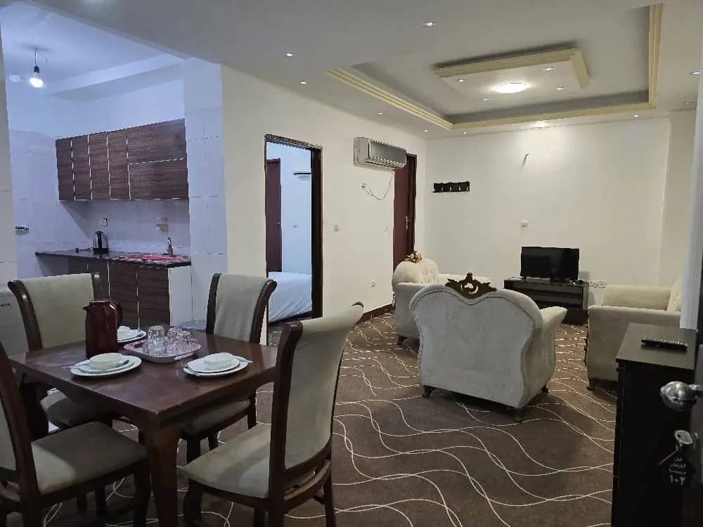 سوئیت یک خوابه هتل آپارتمان دریا عسلویه