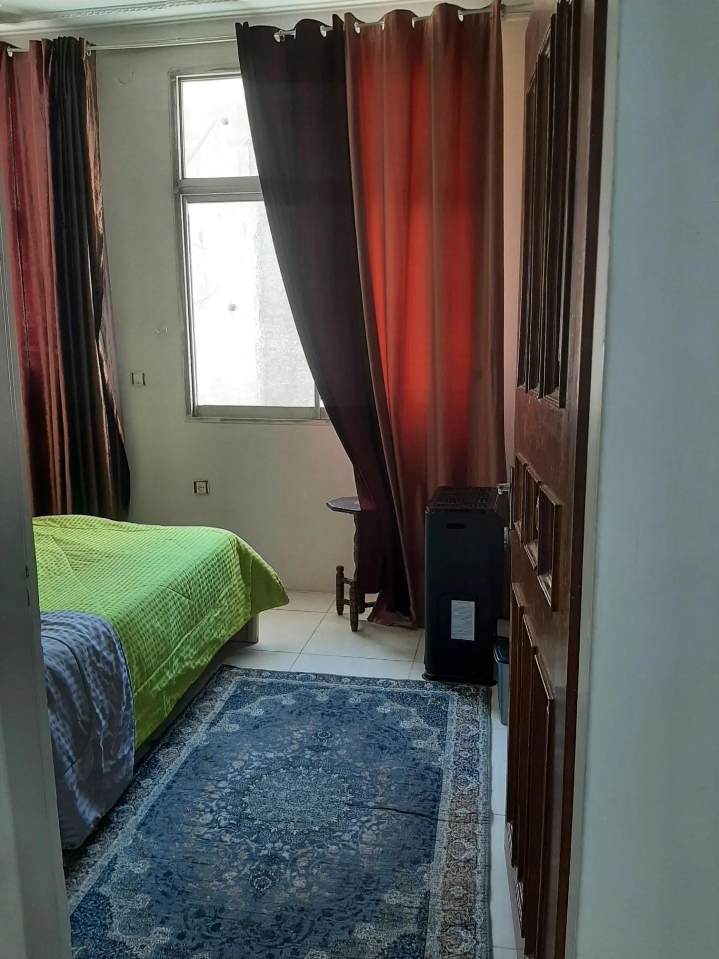 دو خوابه مبله تک واحدی
