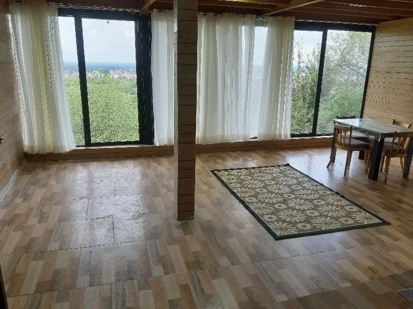 کلبه چوبی دوبلکس بام سبز ماسال